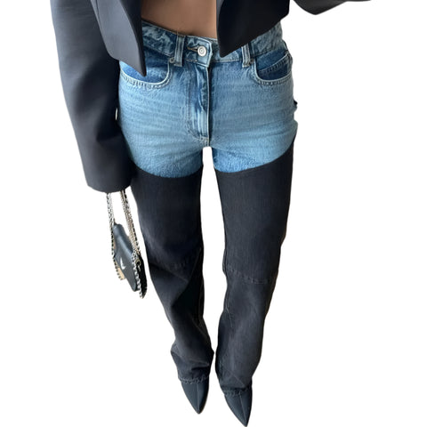 Patch Denim Jeans-Modern Baby Las Vegas