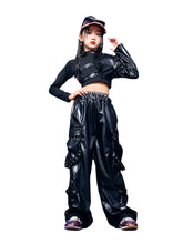 Load image into Gallery viewer, Futuristic Faux Leather Pant Set
