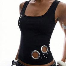 Load image into Gallery viewer, Grommet Rivet Tank Top
