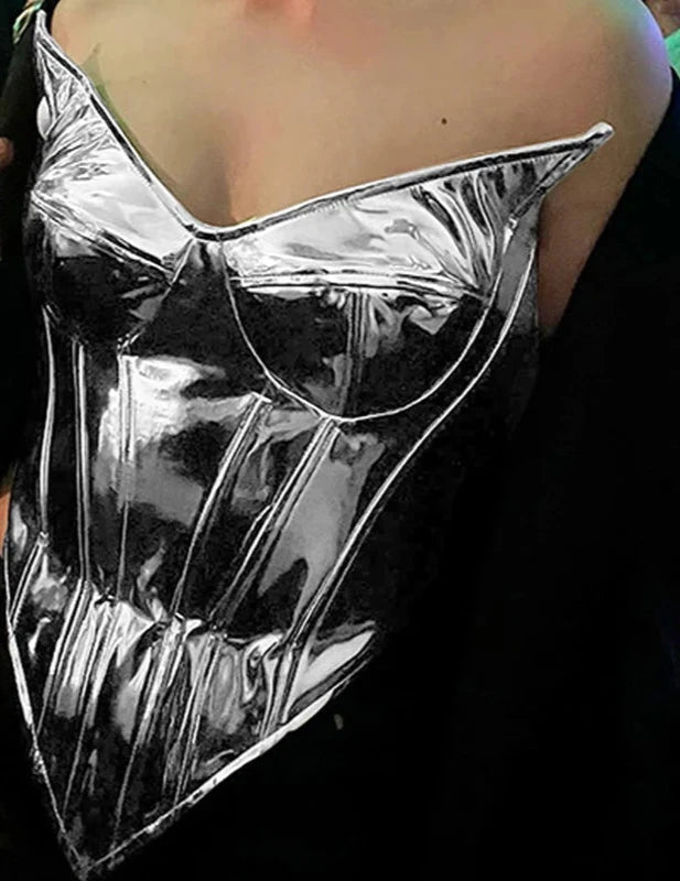 Metallic Futuristic Corset