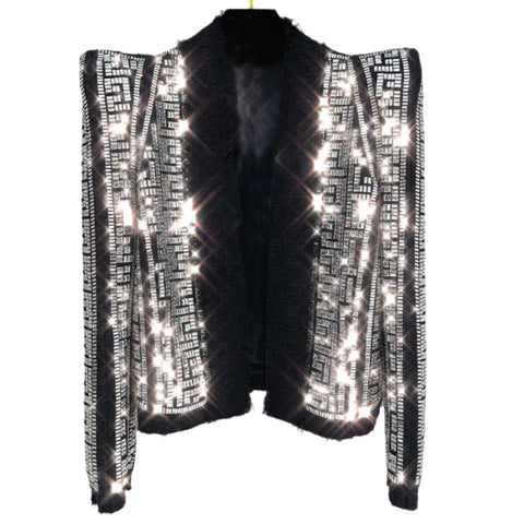 Crystal GEO Print Jacket-Modern Baby Las Vegas