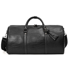 Load image into Gallery viewer, Vintage Croc Leather Travel Bag
