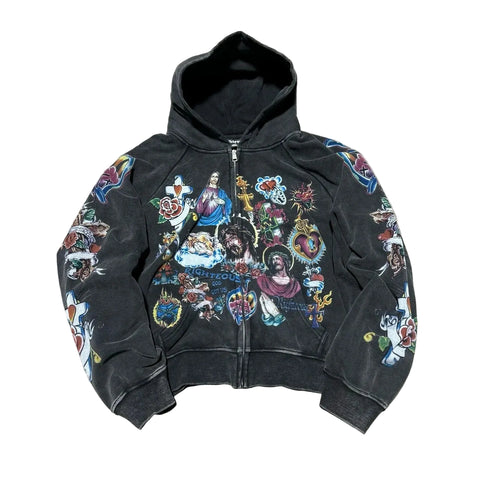 Colored Graphic Prayer Hoodie