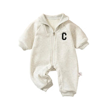 Load image into Gallery viewer, Letter C Hoodie Romper
