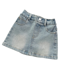 Load image into Gallery viewer, Crystal Speckled Top And Denim Skirt Set
