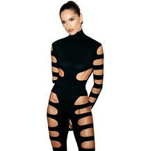 Load image into Gallery viewer, Hollow Out Striped Jumpsuit
