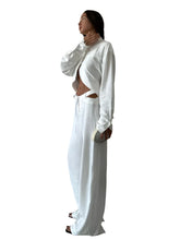 Load image into Gallery viewer, White Linen Pant Set
