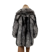 Load image into Gallery viewer, Luxe Silver Fur Coat
