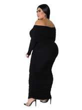 Load image into Gallery viewer, Ruched Off The Shoulder Dress | Modern Baby Las Vegas
