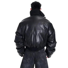 Load image into Gallery viewer, Double Zipper Leather Coat
