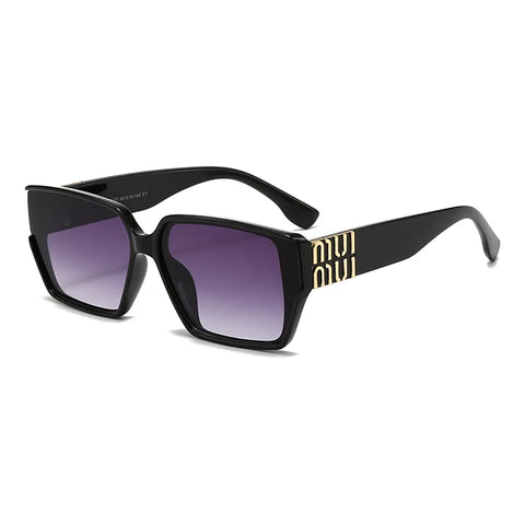 Square Gold Accent Sunglasses-Modern Baby Las Vegas