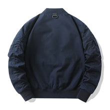 Load image into Gallery viewer, Solid Color Multi-Pocket Bomber Jacket
