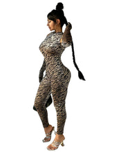 Load image into Gallery viewer, Leopard Print Sleeveless Jumpsuit
