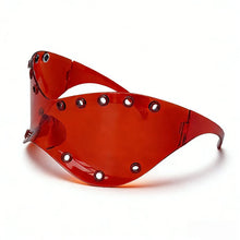 Load image into Gallery viewer, Y2K Punk Futuristic Grommet Sunglasses
