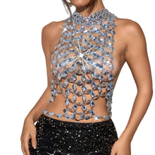 Load image into Gallery viewer, Crystal Halter Top
