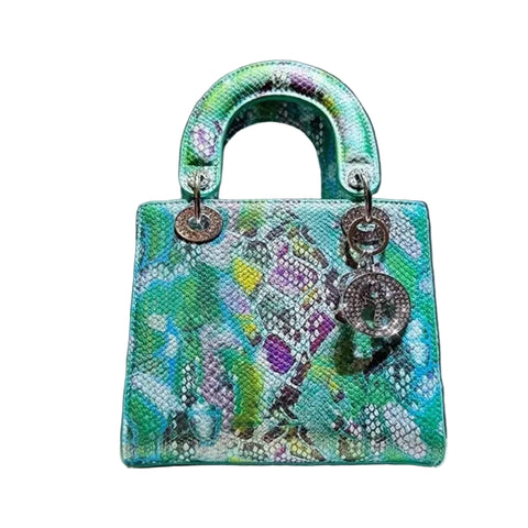 Color Snake Print Handbag