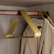 Load image into Gallery viewer, Gold Triangular Metal Hangers
