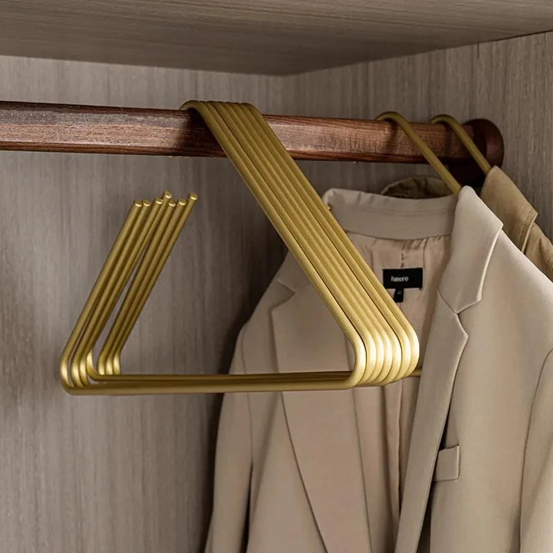 Gold Triangular Metal Hangers