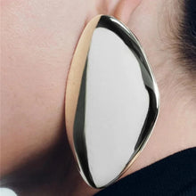 Load image into Gallery viewer, Large Asymmetric Flat Earrings
