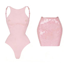 Load image into Gallery viewer, Pierced Sequin Swimwear Collection

