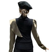 Load image into Gallery viewer, Ruffle Sleeve Patch Top

