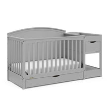 Load image into Gallery viewer, 5-in-1 Convertible Crib with Drawer
