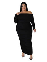 Load image into Gallery viewer, Ruched Off The Shoulder Dress | Modern Baby Las Vegas
