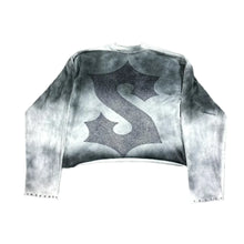 Load image into Gallery viewer, Ombre Studded Long Sleeve Topshirts
