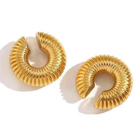 Thick Round Ear Cuffs
