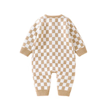 Load image into Gallery viewer, Checker Sweater Romper
