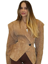 Load image into Gallery viewer, Cinched Waist Button Jacket-Modern Baby Las Vegas
