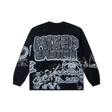 Load image into Gallery viewer, Mixed Emotion Graphic Long Sleeve Top
