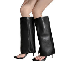 Load image into Gallery viewer, Clear Strap Sandal Boots-Modern Baby Las Vegas
