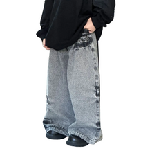 Load image into Gallery viewer, Tie-Dye Patch Denim Jeans
