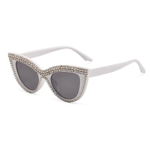 Vintage Diamond Cat Eye Sunglasses