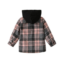 Load image into Gallery viewer, Hooded Plaid Top
