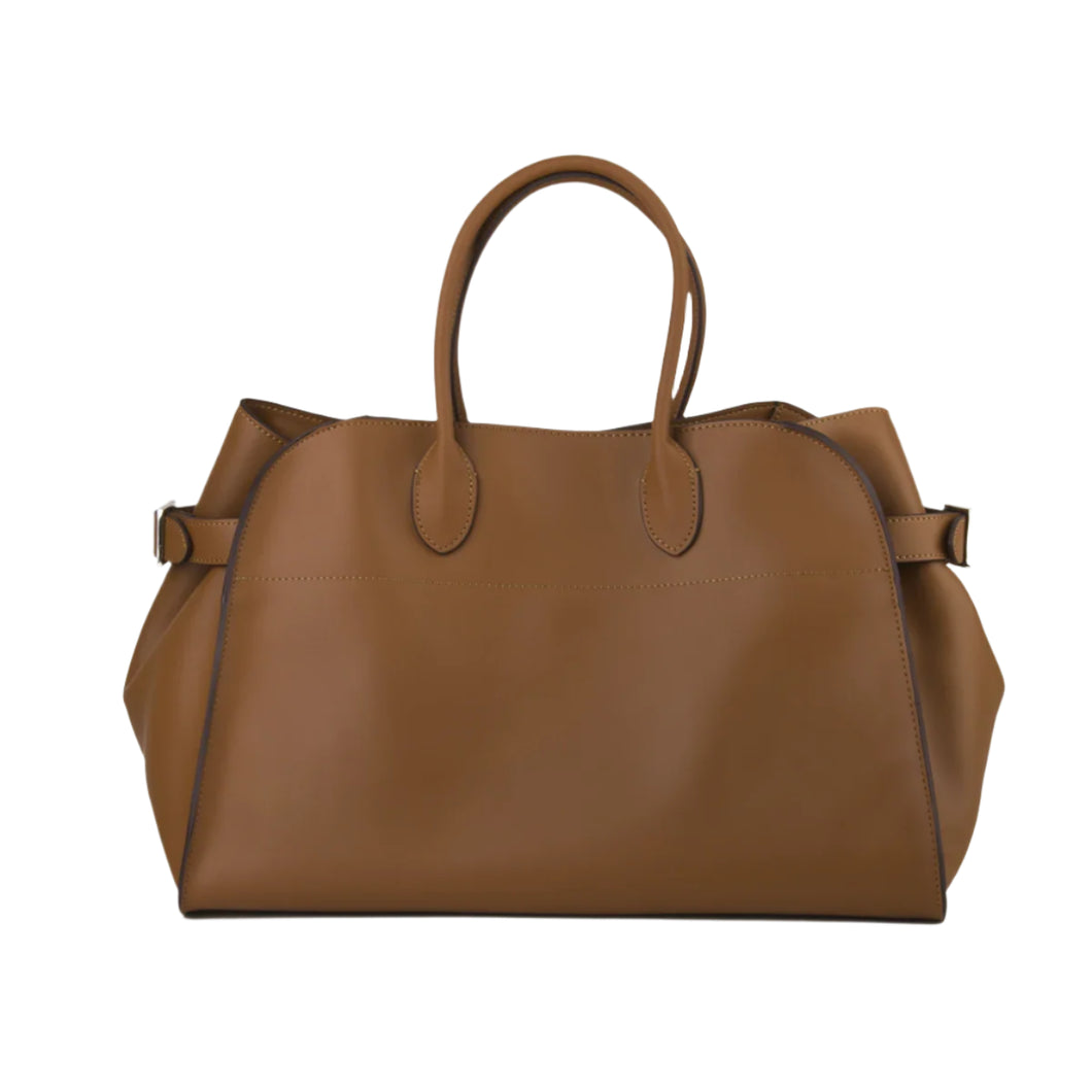 Leather Top Handle Bag