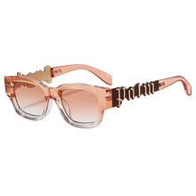 Load image into Gallery viewer, Square Gold Palm Sunglasses

