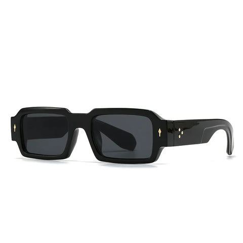 Luxe Square Rivet Sunglasses
