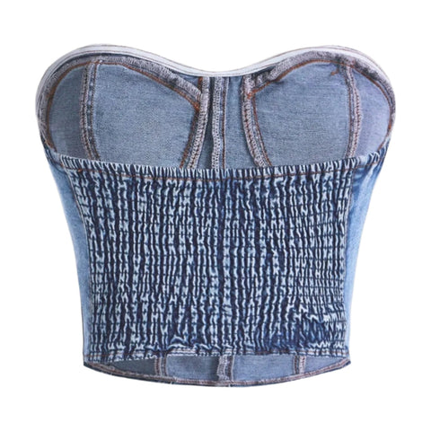 Denim Tube Top-Modern Baby Las Vegas
