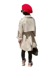 Load image into Gallery viewer, Belted Button Trench Coat
