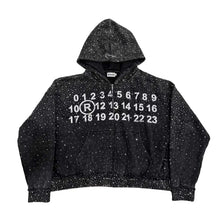 Load image into Gallery viewer, Crystal Speckled Number Hoodie
