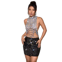 Load image into Gallery viewer, Crystal Halter Top
