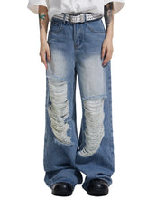 Load image into Gallery viewer, Vintage Ripped Hole Baggy Jeans
