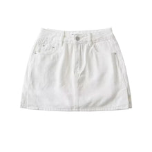 Load image into Gallery viewer, Slit Denim Skirt

