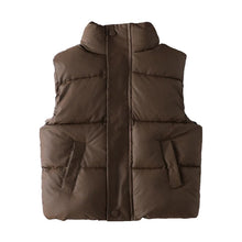 Load image into Gallery viewer, Ribbed Puffer Vest
