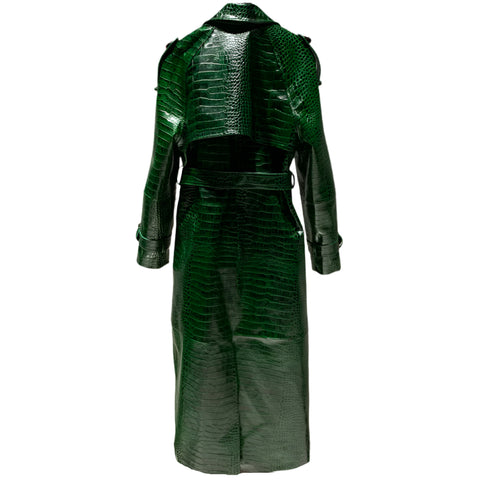 Croc Leather Coat-Modern Baby Las Vegas