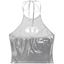 Load image into Gallery viewer, Metallic Cut-Out Tank Top
