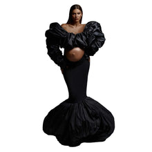 Load image into Gallery viewer, Puffer Maternity Dress Set
