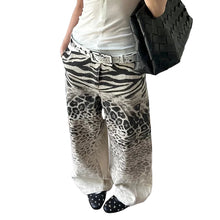 Load image into Gallery viewer, 3D Wild Print Denim Jeans
